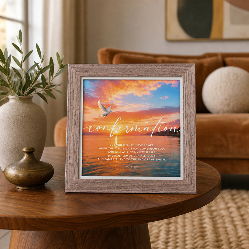 Framed Art Confirmation Acts 1:8