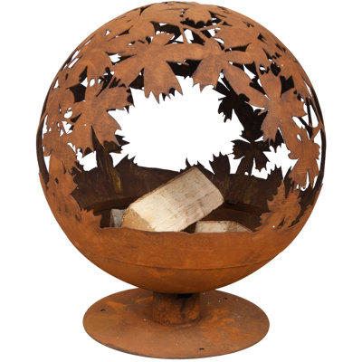 Fire Globe Laser Cut (Leaves)