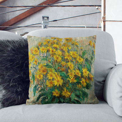 Floral Square Throw Cushion