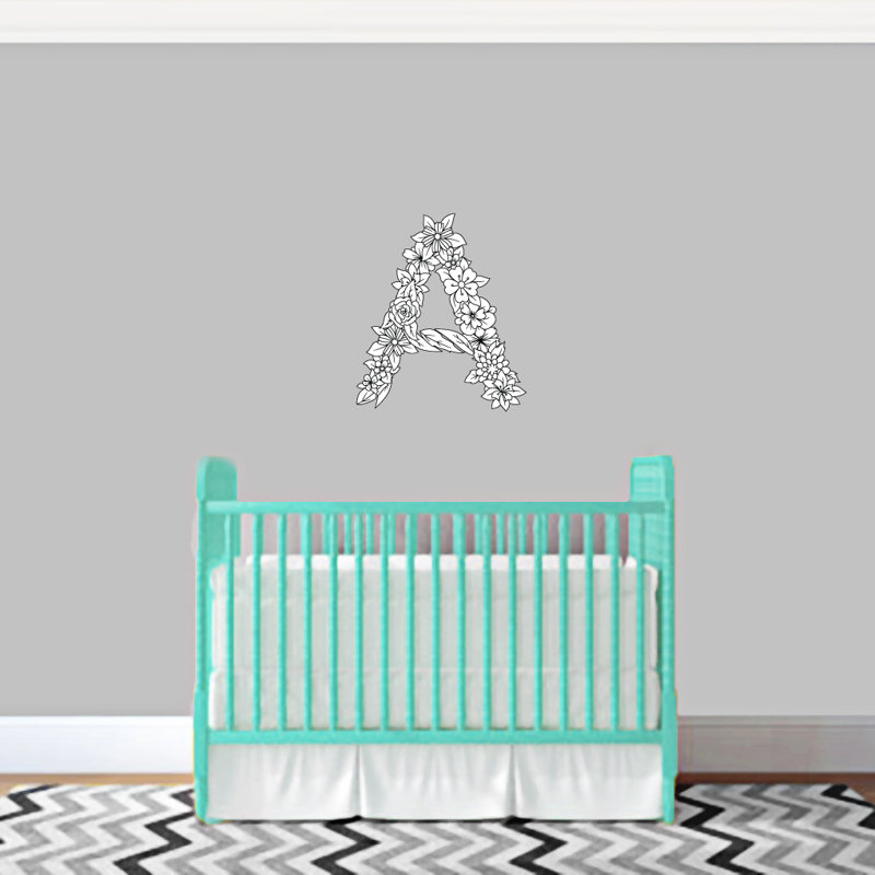 Text & Numbers Wall Decal, 18" H x 18" W, Yes