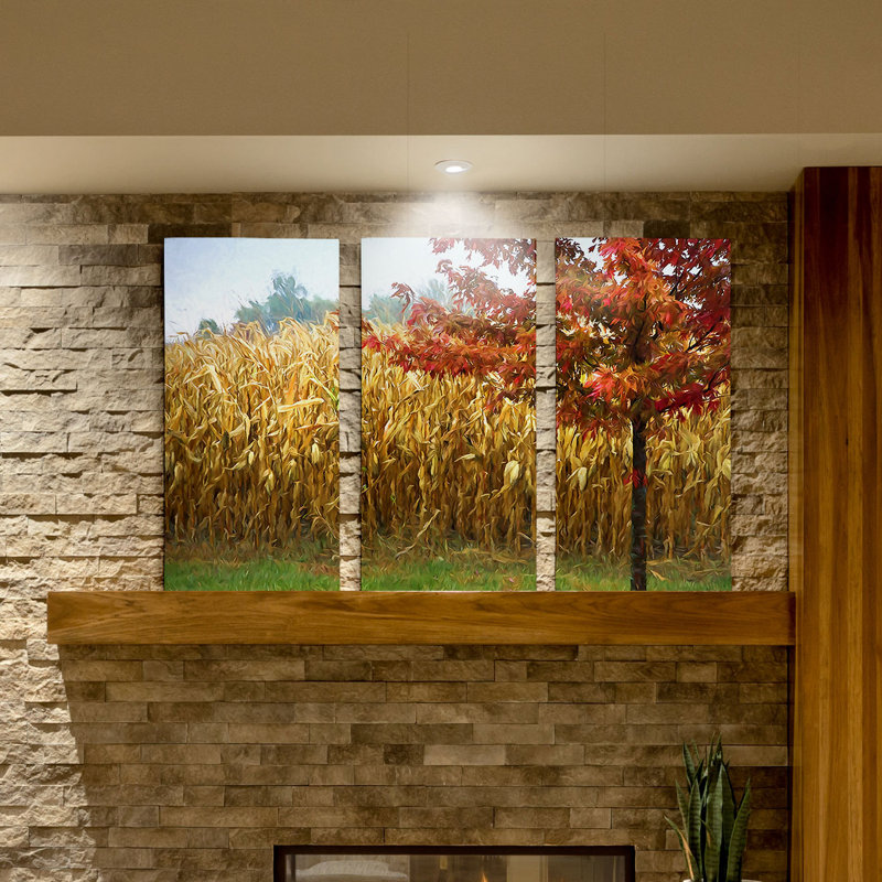 3 - Pieces, 24" H x 36" W x 1.5" D