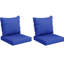 Coussin de chaise d'extérieur pour l'extérieur et coussin, 4 bleu marine, Enjoy Comfortable Blue 4, sièges confortables