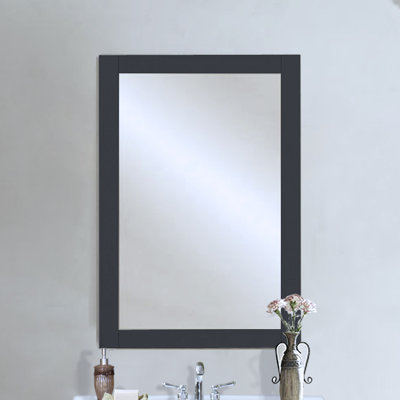 Sima Wood Flat Wall Mirror