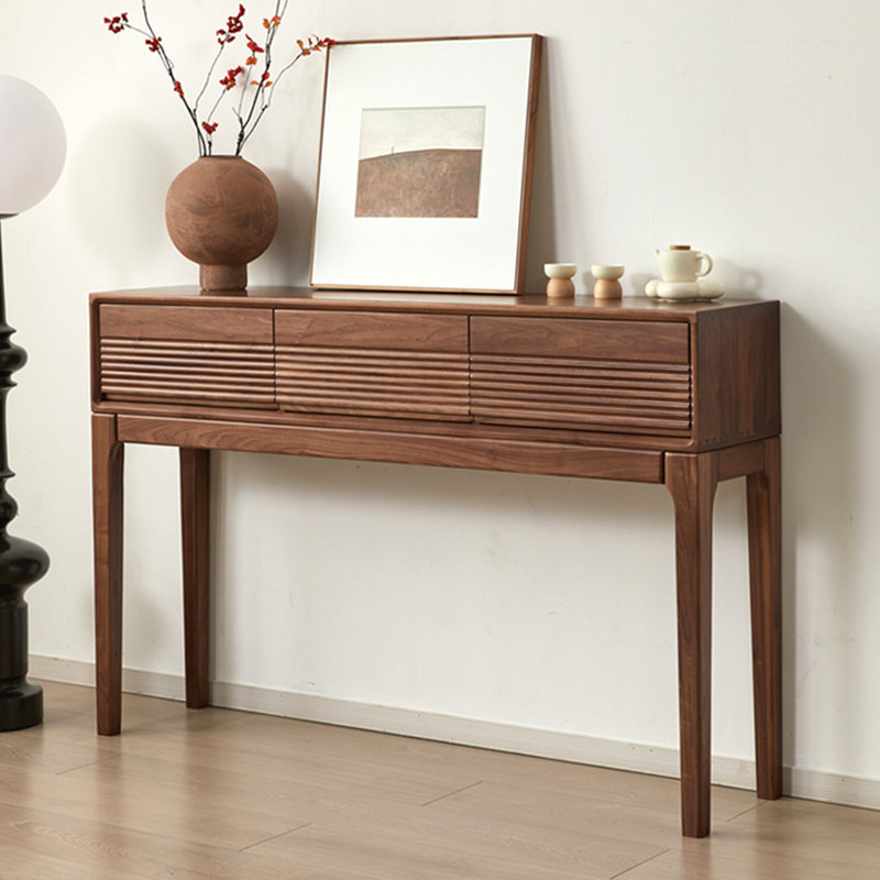 American modern simple console table, 35.4" H 47.2" W x 12.6" D