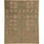Hand-Knotted High-Quality Green Area Rug