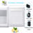 1.1 Cubic Feet Undercounter Upright Freezer with Adjustable Temperature Controls-51100092