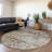 Calandria Brown Washable Indoor-Outdoor Rug - LOOMLAN-2134671862