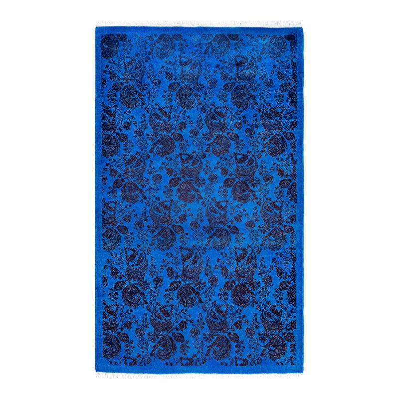 Iyman One-of-a-Kind 3' 2" X 5' 2" Hand Knotted Area Rug