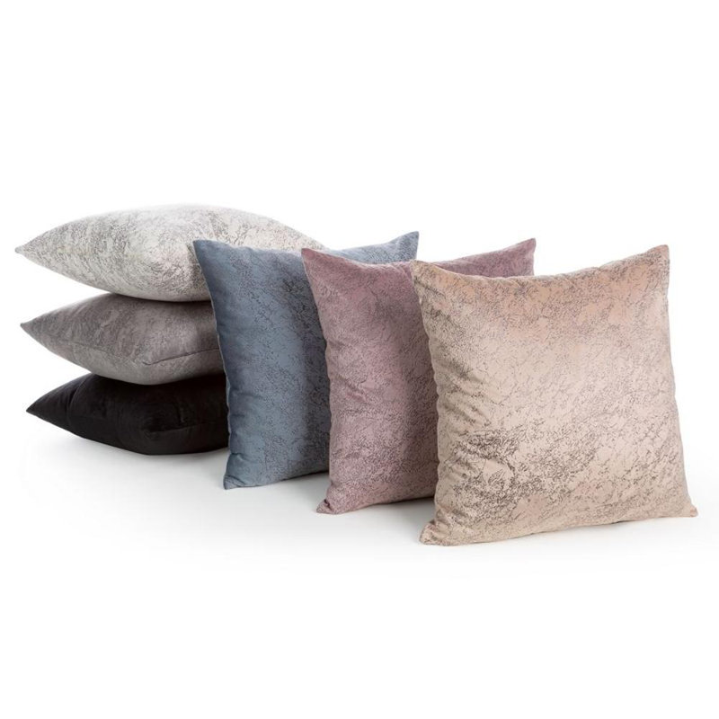 Microfiber Square Pillow Case, Black