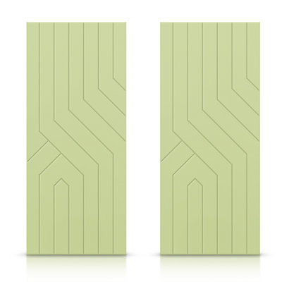Portes de placard coulissantes en bois manufacturé à panneaux