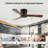 42 Inch Ceiling Fan No Light With Remote Control