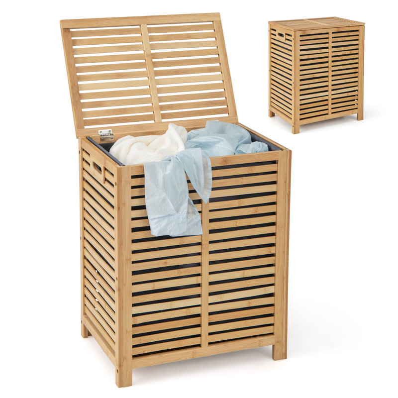 Louissaint Bamboo Laundry Hamper