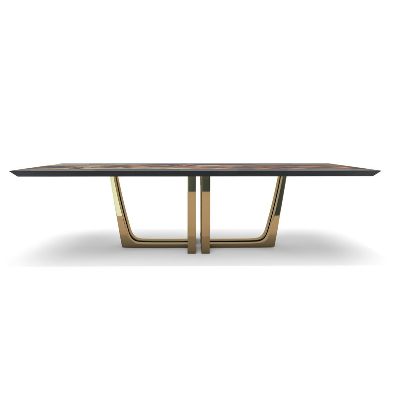 Stheno Walnut Wood Dining Table