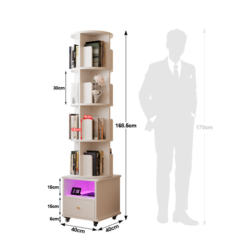 160cm H x 40cm W Bookcase