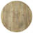 Trey 2Pc Round Coffee and End Table Set, Slatted Base, Mango Wood