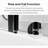 Frameless Folding Pivot Bathtub Door, 1/4" (6Mm) Thick Sgcc Clear Tempered Glass Door, Bathroom Pivot Bifold Shower Tub Door Panel, Reversible Installation-115606642