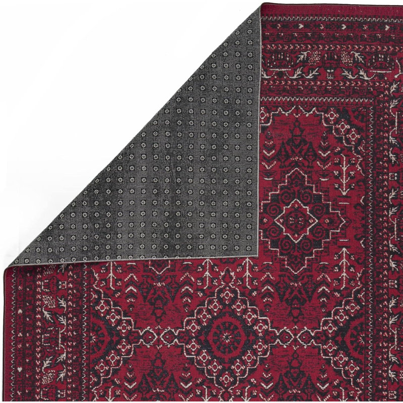 Sroda Washable Oriental Indoor Rug, Rectangle 5'4'' x 8'