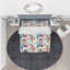 Ensemble de housse de couette designart perroquets, hibiscus et toucan-35229085