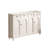 White Solid Wood Shoe Storage Bench
