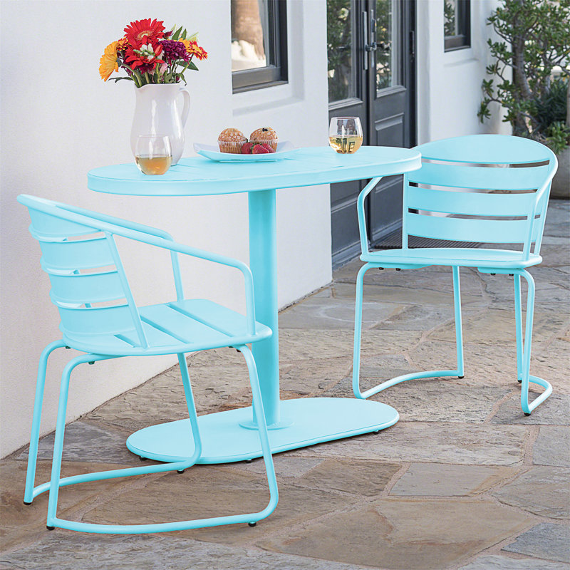 SANTA MONICA BISTRO SET - Matte Light Blue, Light Blue