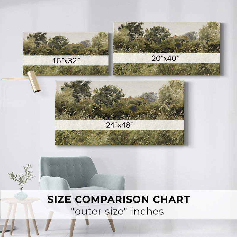 Série paysage - MLX - Toile tendue avec châssis - Prêt à accrocher, H 24 po x l 48 po