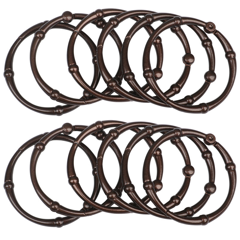 Vivtoria Zinc Shower Curtain Hook, Oil Rubbed Bronze