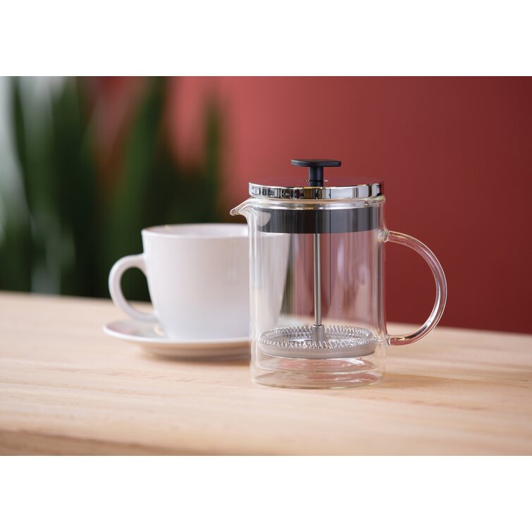 Zassenhaus 3.13-Cup Aroma Double Wall Glass French Press Coffee Maker