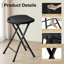 Ensemble de 4 tabourets pliants pour adultes portatifs, sans dossier 18,7 pouces, tabourets pliables et robustes avec poignée pour comptoir de cuisine-1765707000