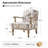Amilio 27.75" W Farmhouse Floral Armchair-345598918
