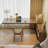 Light walnut L-Shaped Solid Wood desk-108961432