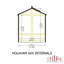 Holkham Wooden 4 ft x 6 ft Greenhouse-109026354