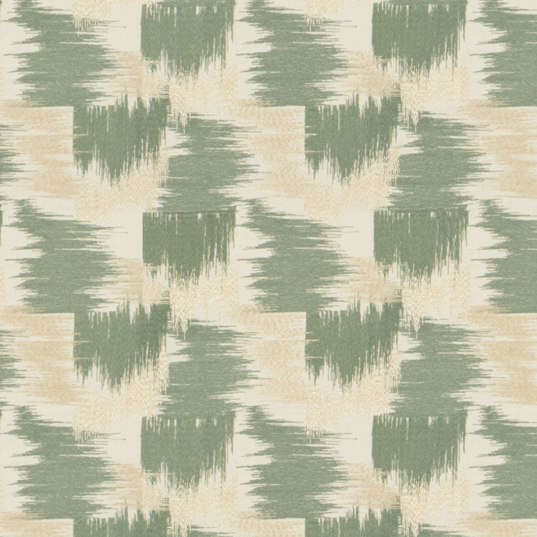 Prism Mandelbrot Emb Fabric - Beige/Jade