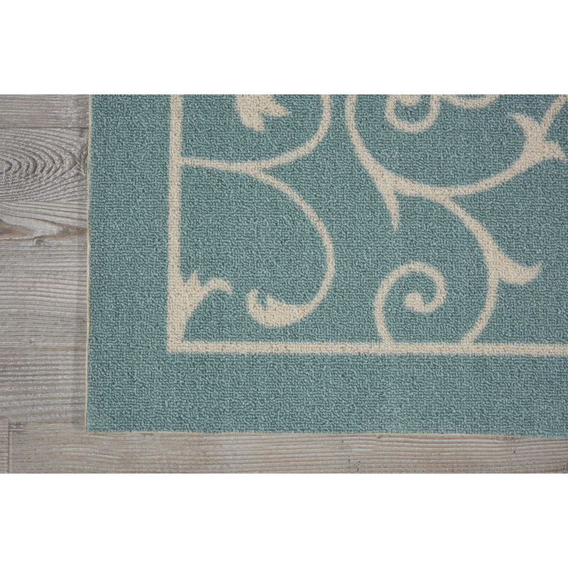 Tapis blanc moderne Dian, Rectangle 2 pi 3 po x 3 pi 9 po