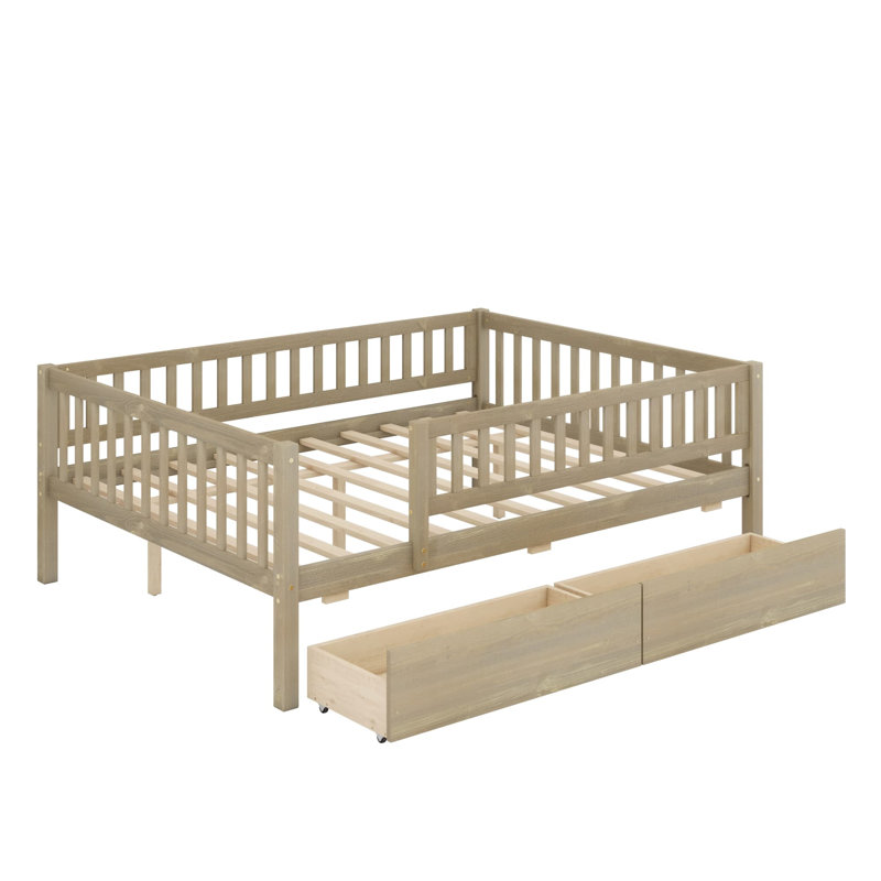 Le lit de jour avec tiroirs se transforme en canapé ou en lit pour des espaces modernes et polyvalents., Full / Double