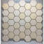 Carrelage mural en mosaïque 12 po x 12 po Crema Marfil Hexagon-50440551
