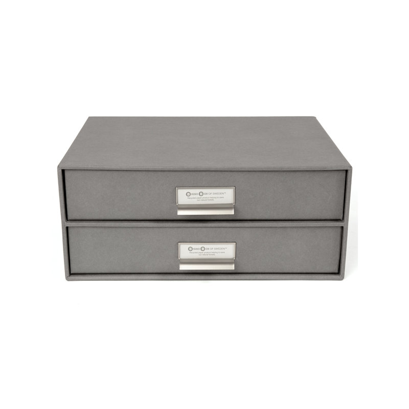 Boîte à documents Bigso Birger, Gris clair