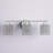 Frances Iron/Chevron Pattern Glass Farmhouse Cottage LED Vanity Light-573763396