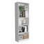 Ensemble de salon 3 pièces Tuin avec 3 bibliothèques, blanc, parfait pour le rangement moderne et la présentation élégante
