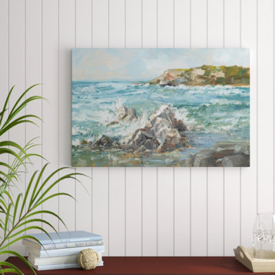 «Impasto Ocean View II», peinture sur toile