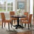 Anirvin Faux Leather Waterproof Upholstered Dining Chair-1483351362
