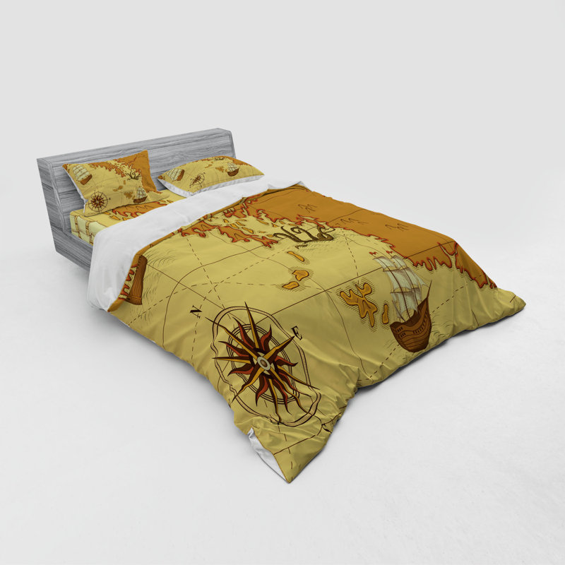 Kraken Duvet Cover, Queen Duvet Cover + 3 Additional Pieces