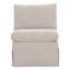 Fable Slipcover Dining Slipper Chair Beige