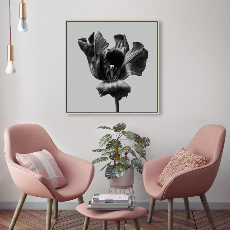 Tidal Wilt II Print by Oliver Gal, 25"H x 25"W, Silver Floater Frame