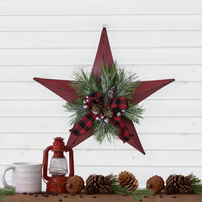 Distressed Star Holiday Shaped Ornament