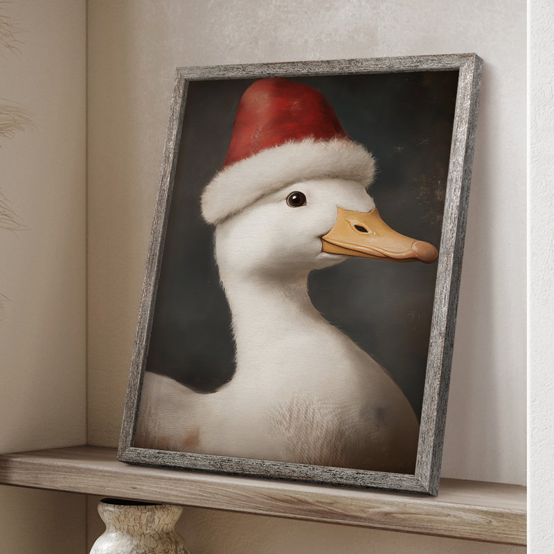 «Christmas Holiday Art», série 2-CX, reproduction encadrée - bois massif, H 11 po x l 9 po