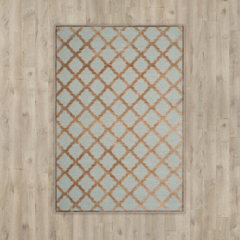 Tapis performance à motif géométrique Mitchum, Rectangle 8 pi x 11 pi 2 po