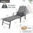 Outdoor Patio Swimming Pool Lounge Gray Color With Pillow
