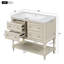 Ensemble de meuble-lavabo sur pied 36 "avec lavabo 36"-1872307950
