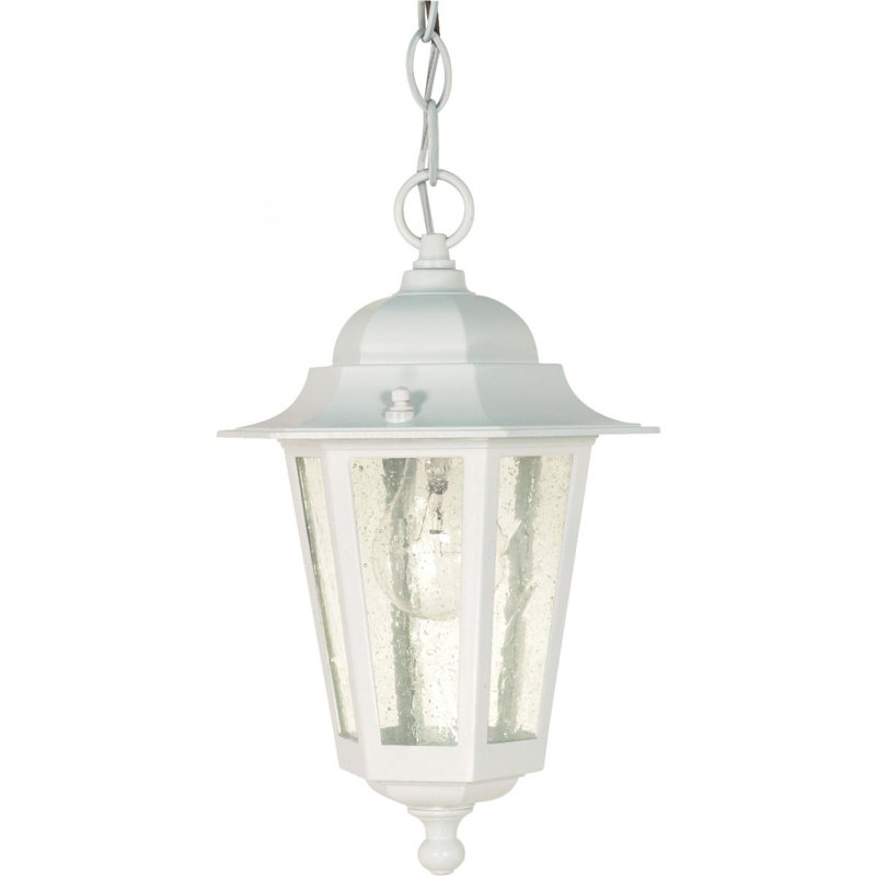 Mayer Outdoor Hanging Lantern, White