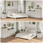 L'ensemble de chambre à coucher 4 pièces 4 pièces comprend une commode 7 tiroirs, une commode 5 tiroirs et deux tables de chevet-1292712511